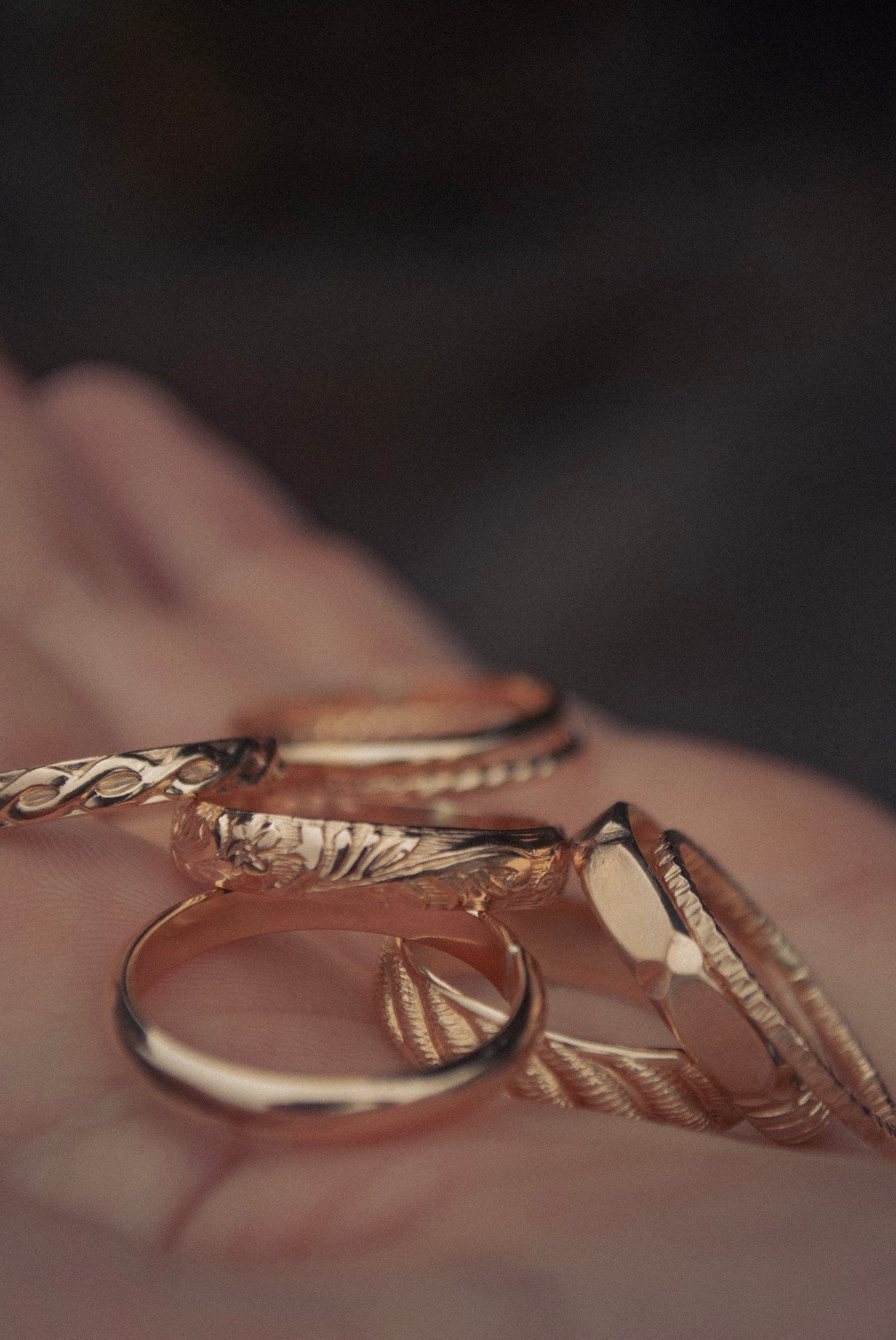 Gold Stacking Rings