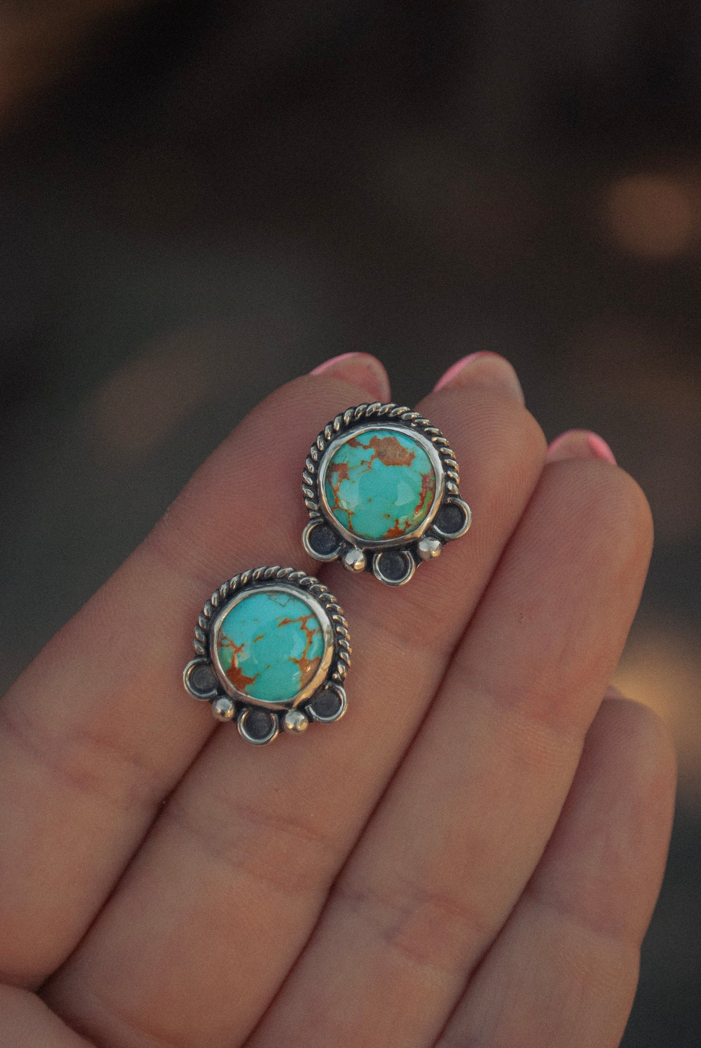 Sonoran Turquoise Studs