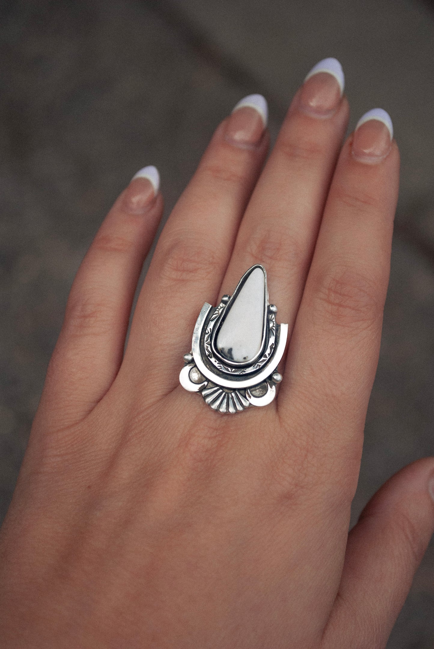 Ophelia Ring - White Buffalo