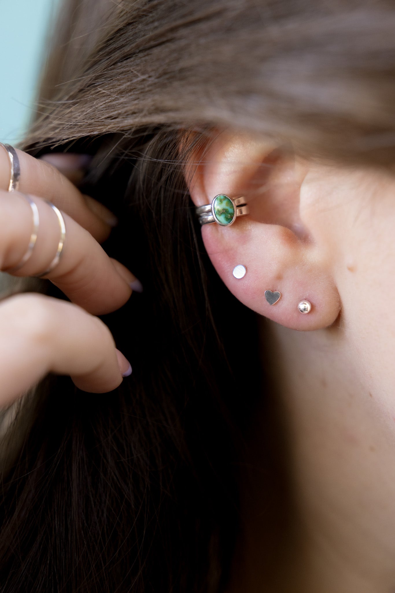 Lil Stone Ear Cuffs - Sonoran Gold