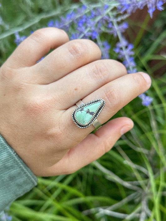 Turquoise Statement Ring - Size 9.5
