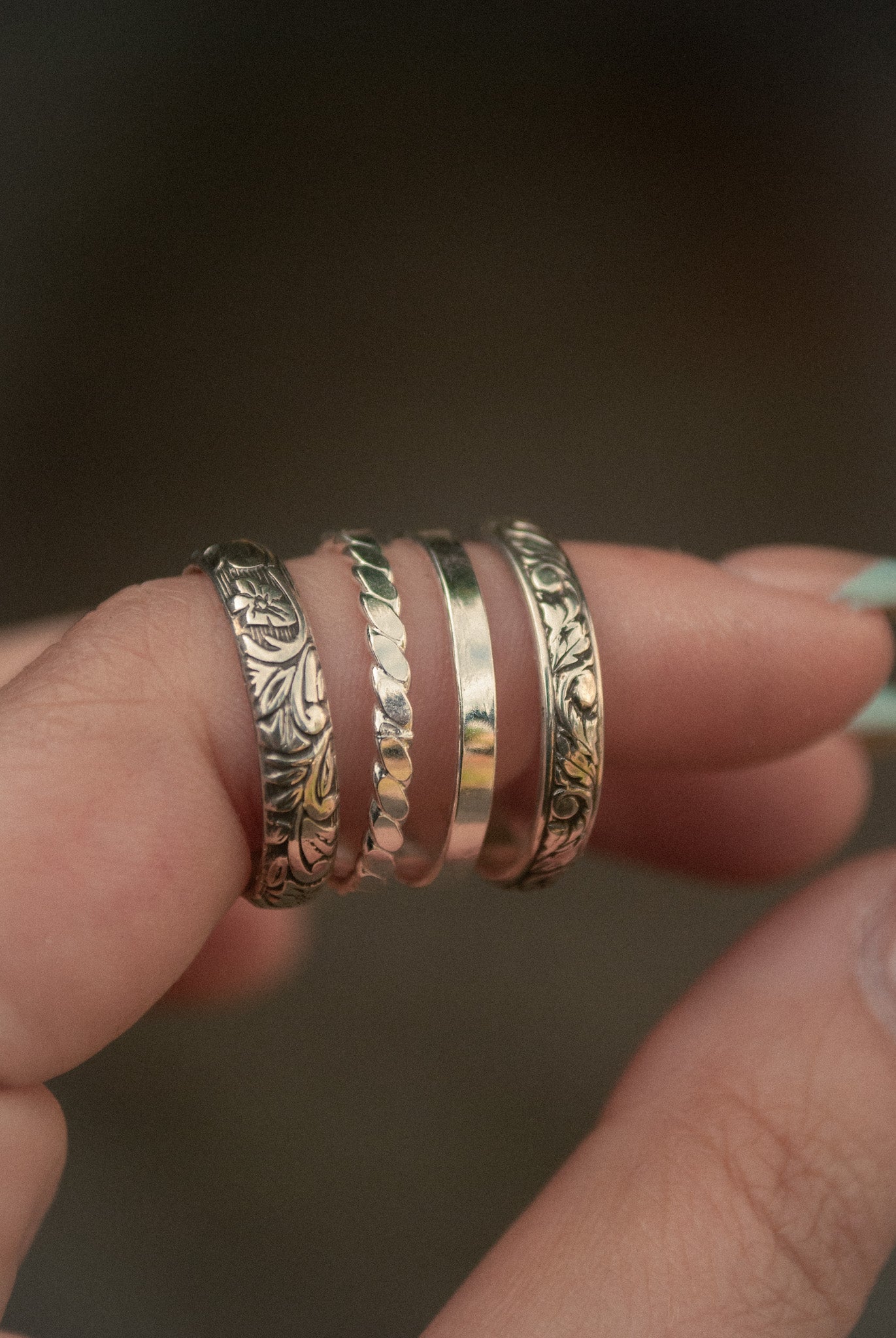 Stacking Rings - Sterling Silver