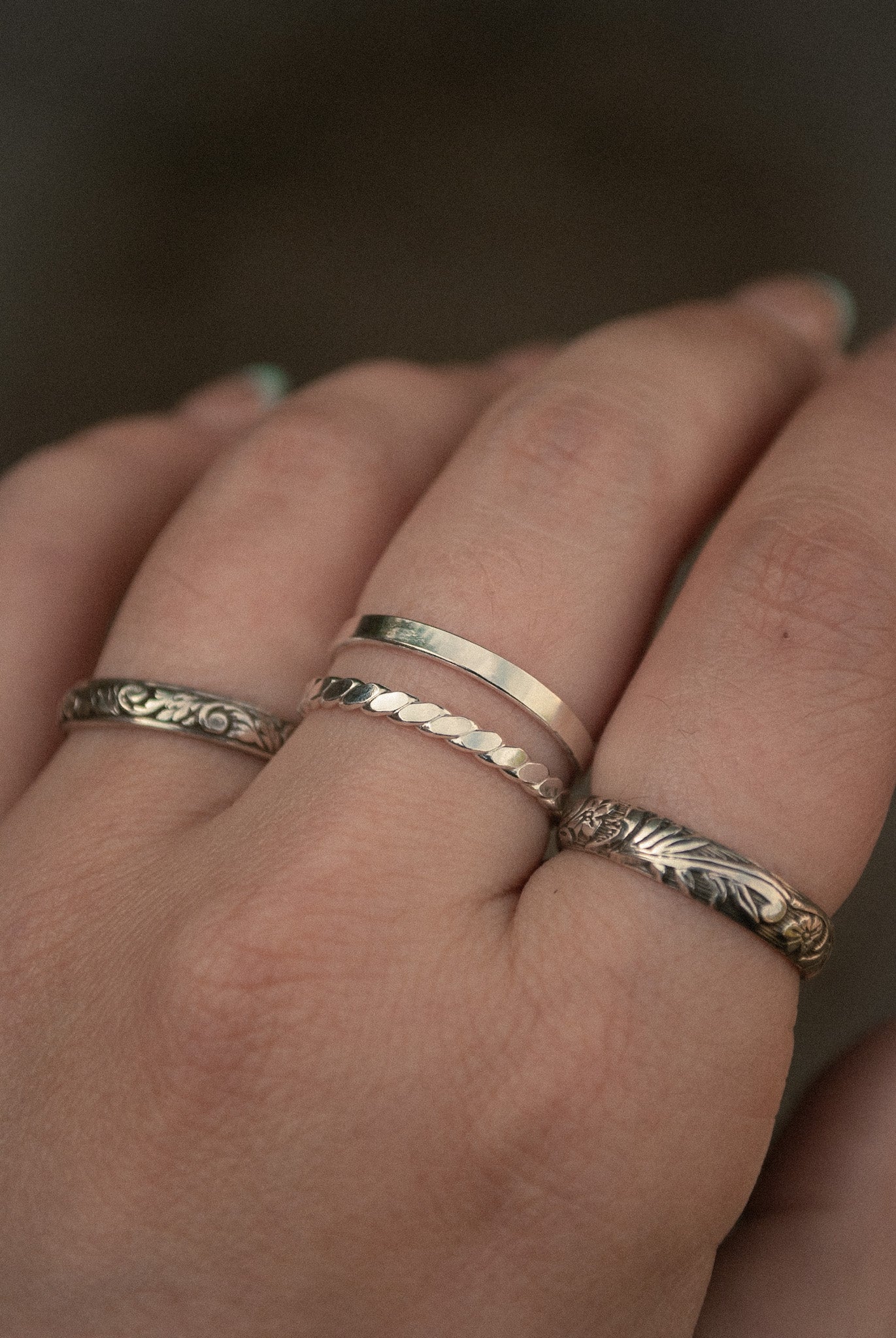 Stacking Rings - Sterling Silver