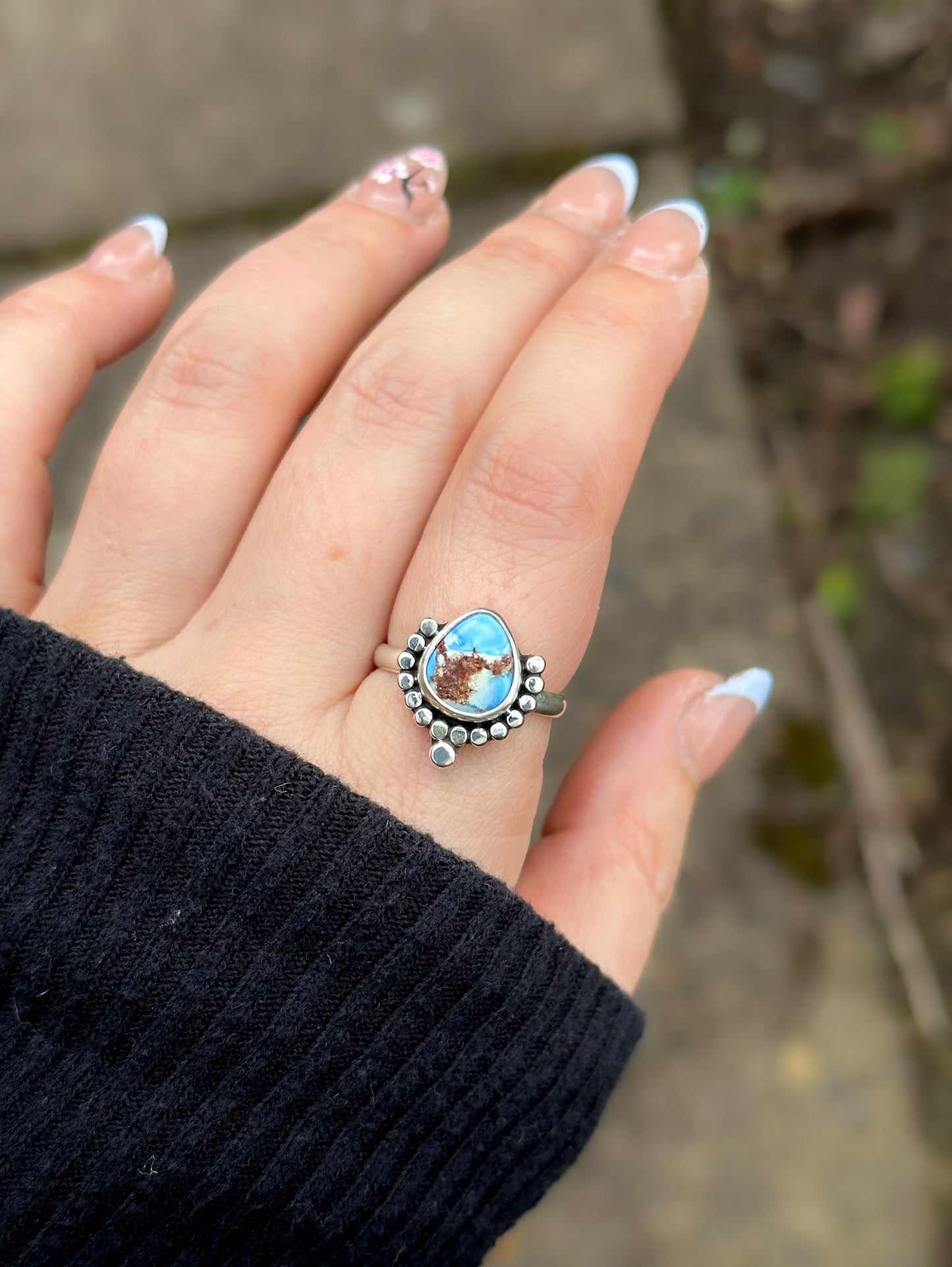 Golden Hills Deco Ring - Size 8