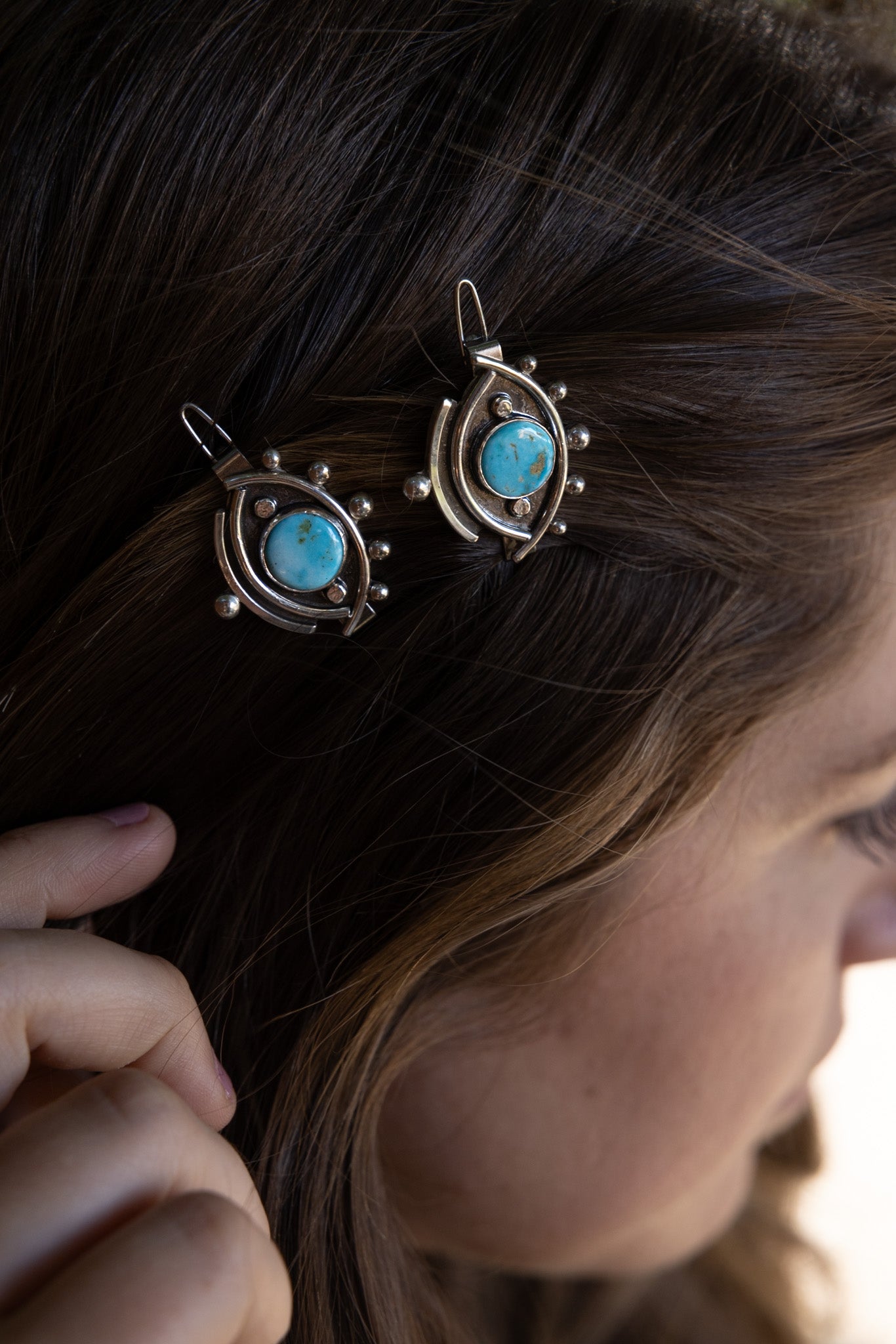 Evil Eye Barrette
