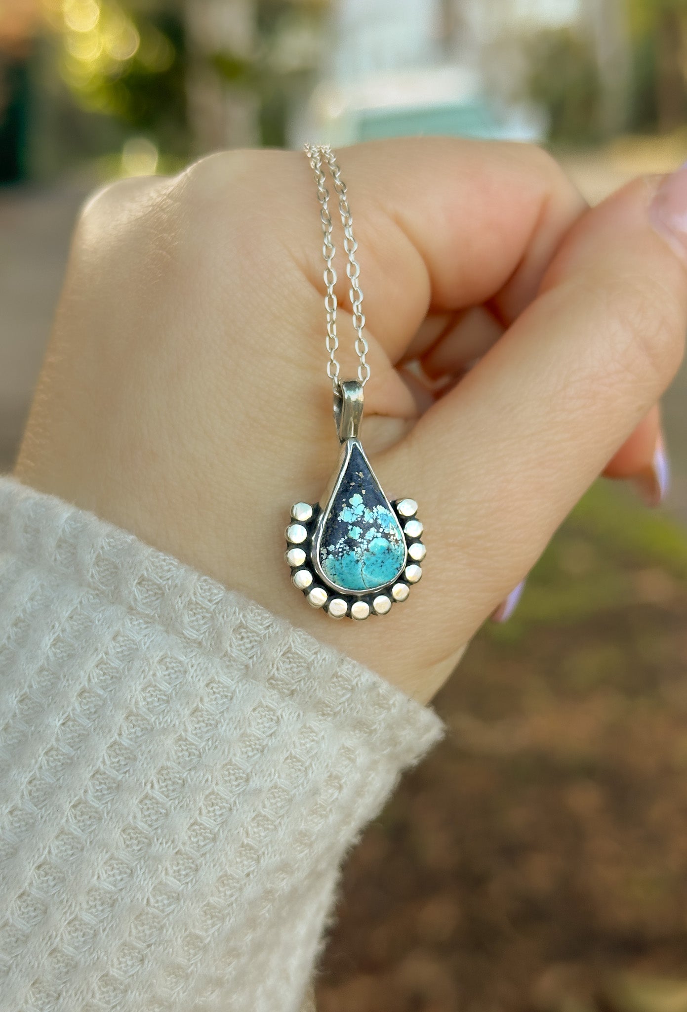 Turquoise Drop Necklace