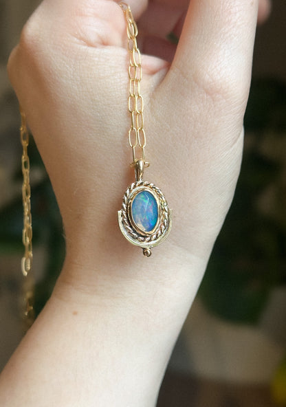 Gold & Opal Necklace for Diana