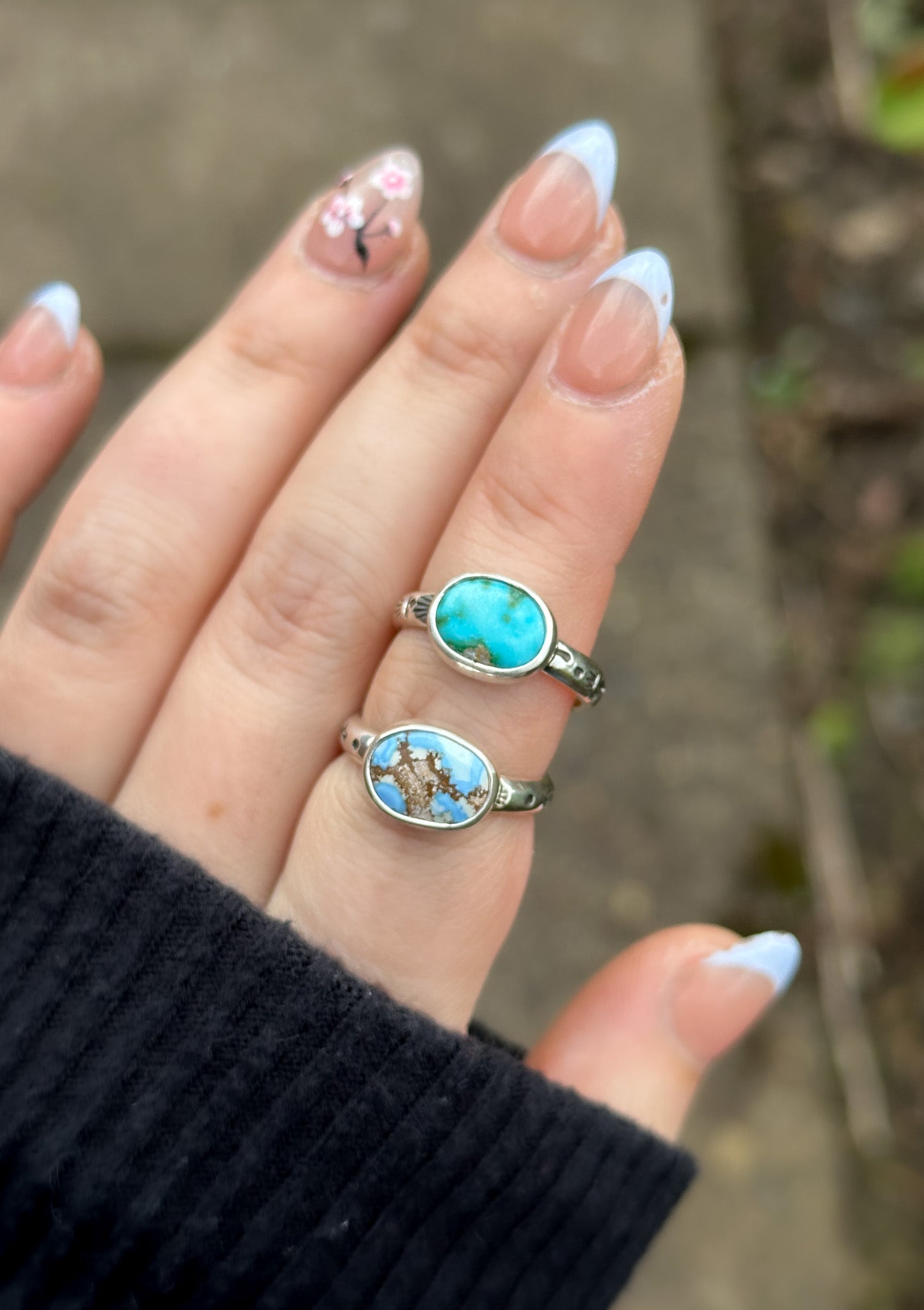 Sonoran Mountain Horizontal Ring - Size 6.5