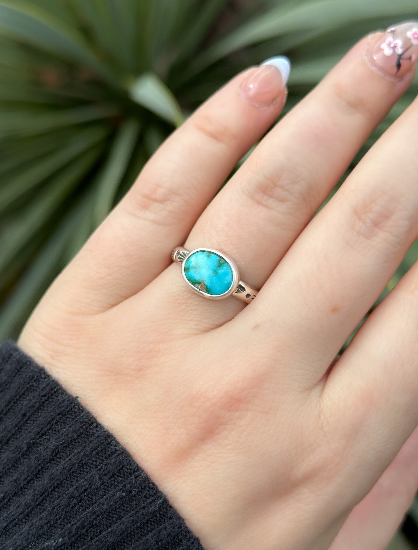 Sonoran Mountain Horizontal Ring - Size 6.5
