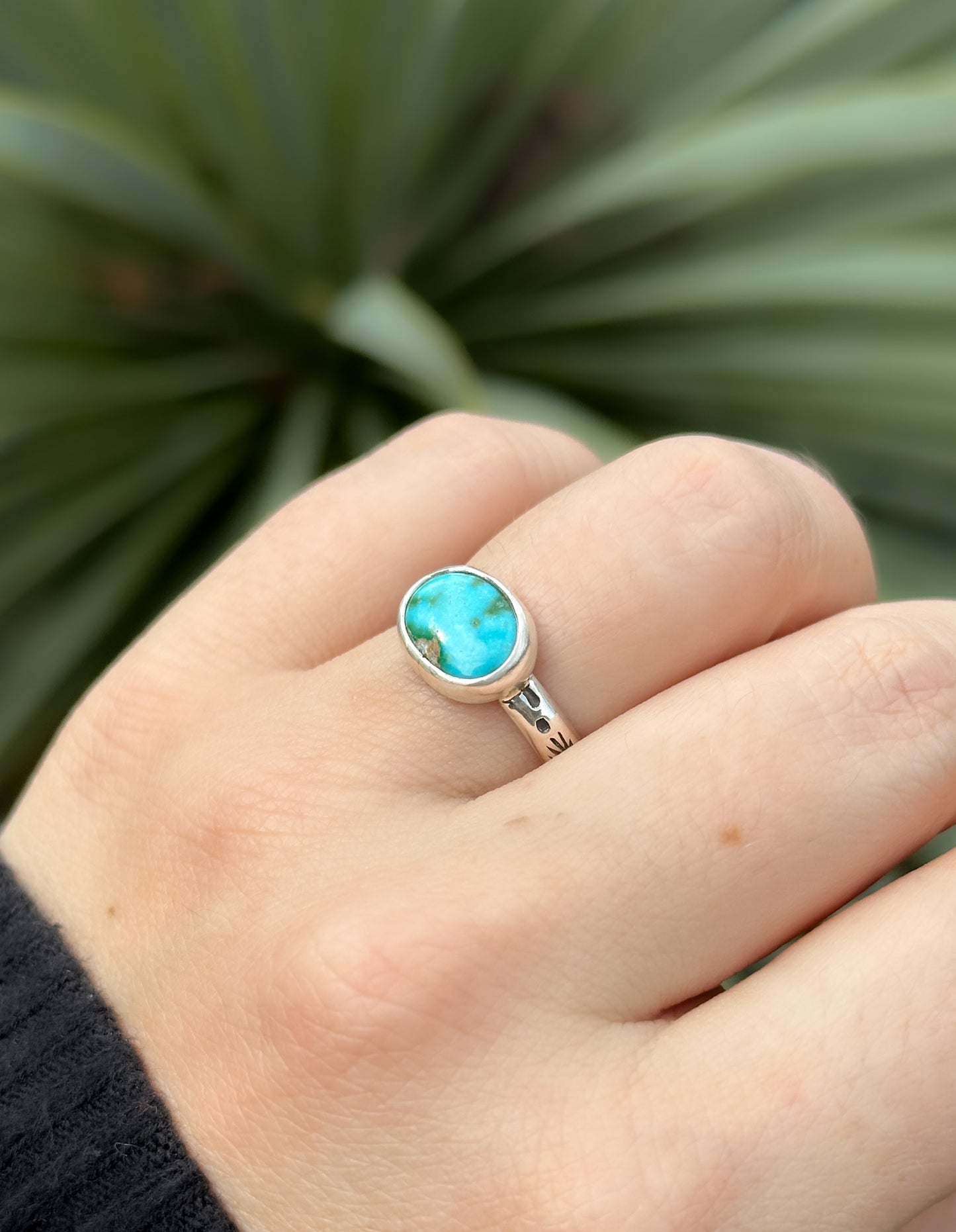 Sonoran Mountain Horizontal Ring - Size 6.5