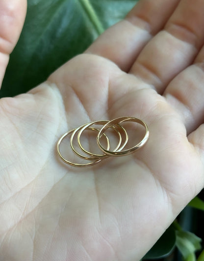 Gold Midi Rings