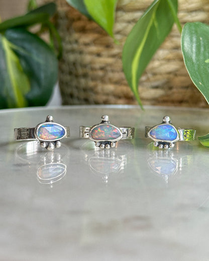 Cosmic Opal Ring - Size 7.5