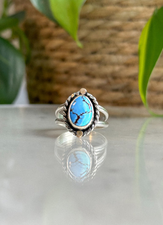 Turquoise Nova Ring - Size 7