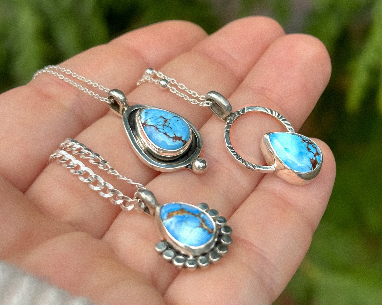 unique handmade silver necklaces
