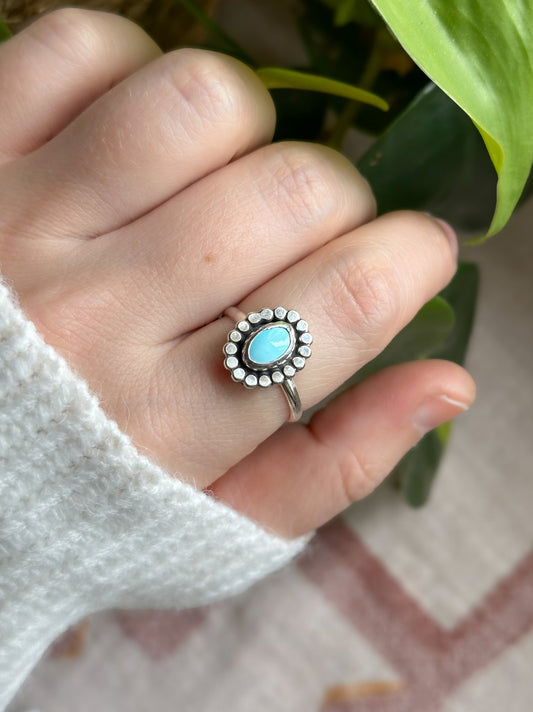 Mini Flower Ring Size 8.5