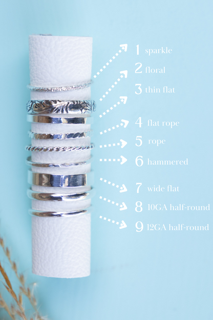 Stacking Rings - Sterling Silver