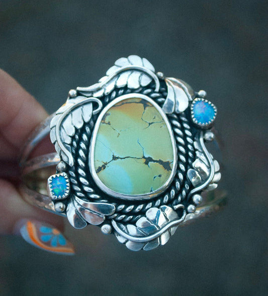 Sterling Garden Cuff