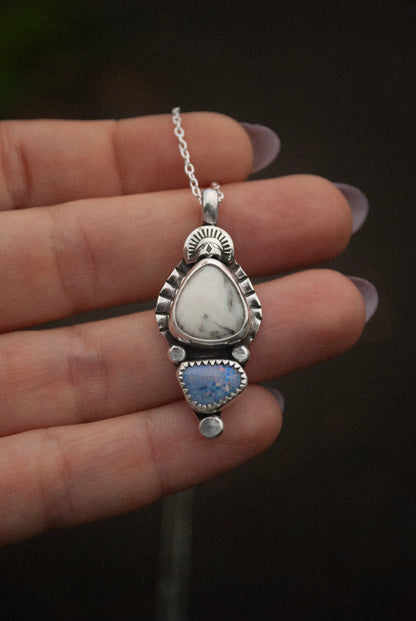 White Buffalo Talisman Necklace
