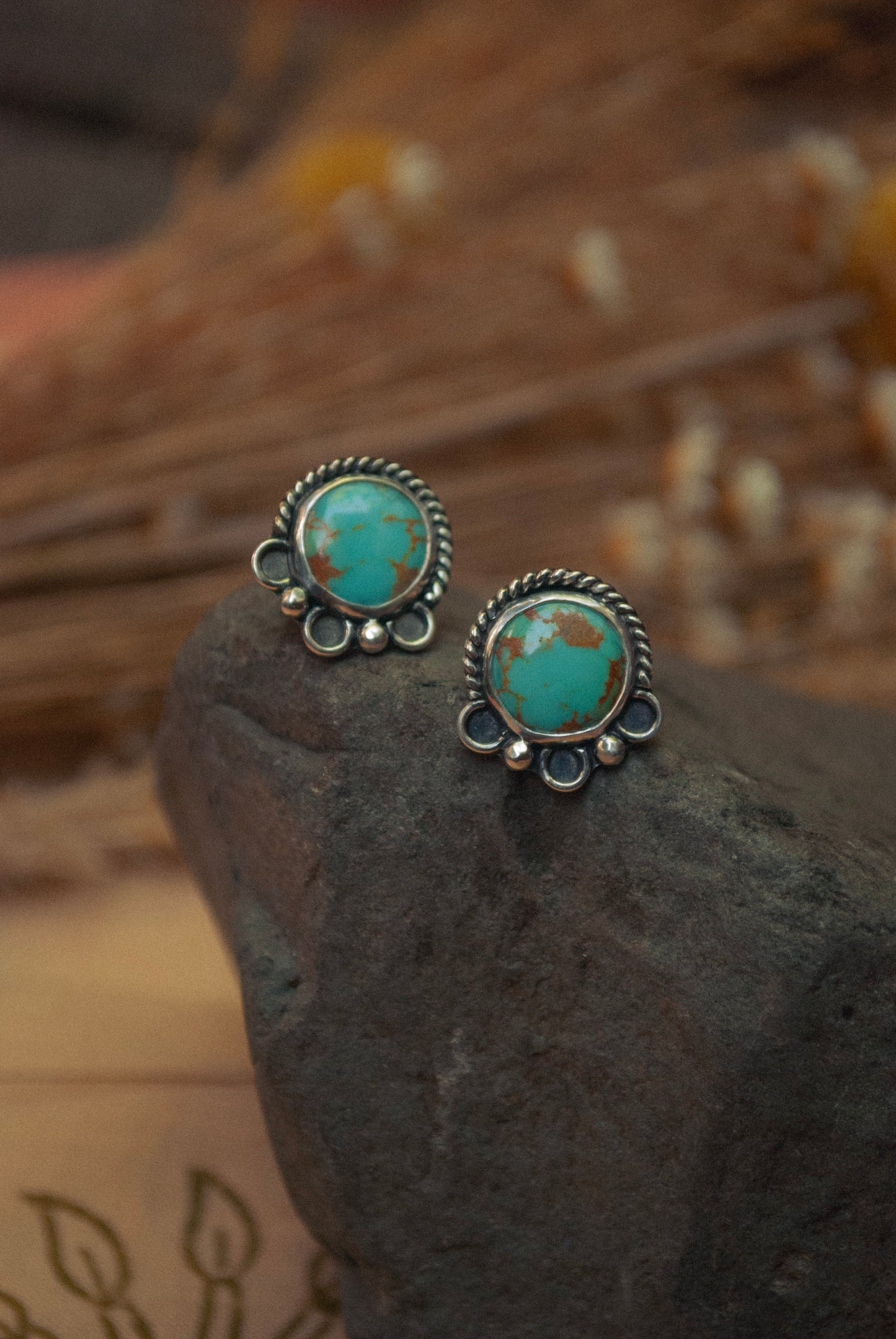 Sonoran Turquoise Studs