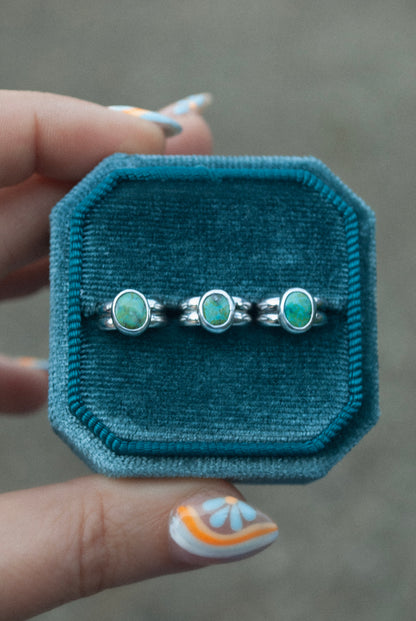 Lil Stone Ear Cuffs - (Green) Sonoran Turquoise