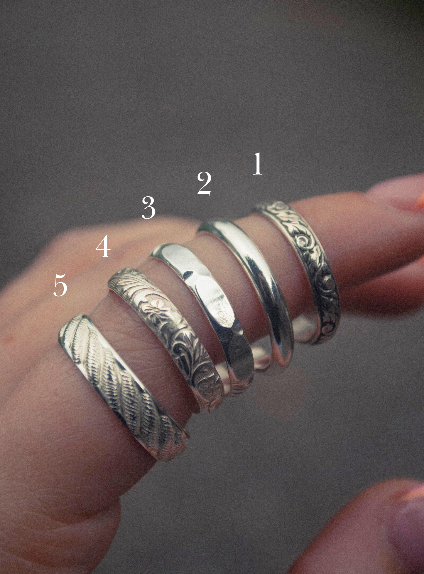 Chunky Sterling Stackers