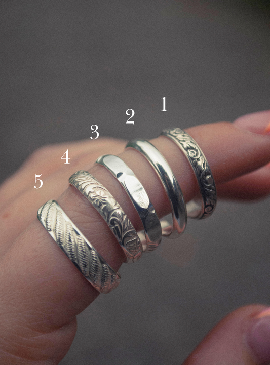 Chunky Sterling Stackers