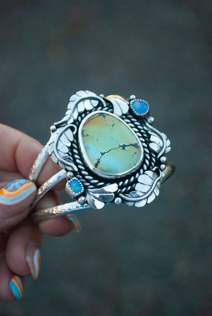 Sterling Garden Cuff