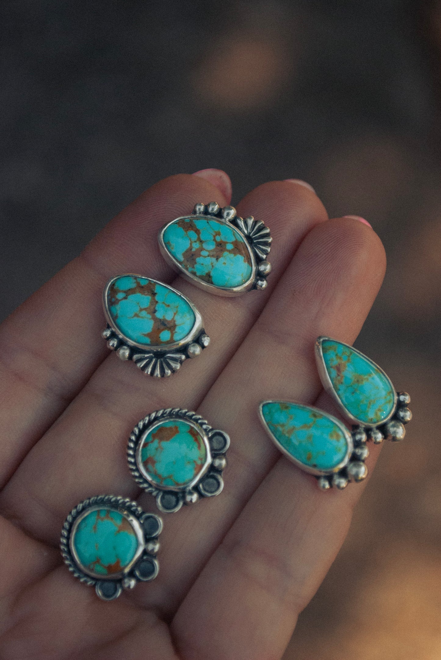 Sonoran Turquoise Studs
