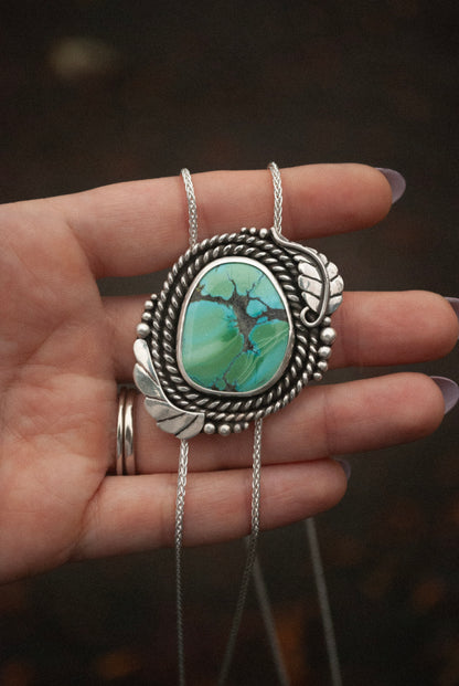 Hubei Turquoise Silver Bolo