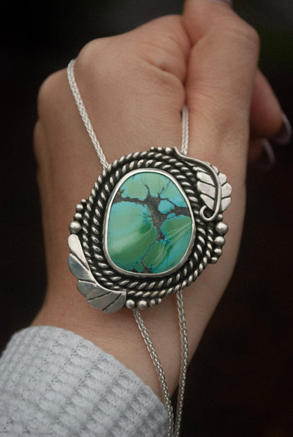 Hubei Turquoise Silver Bolo