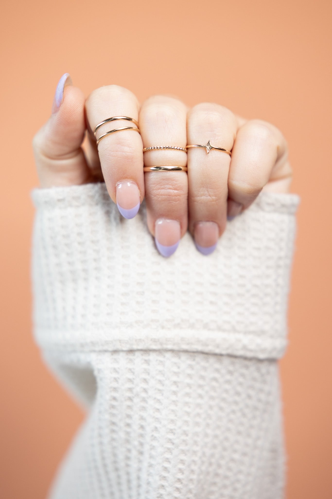 Midi Ring Stack - 14k Gold-Fill