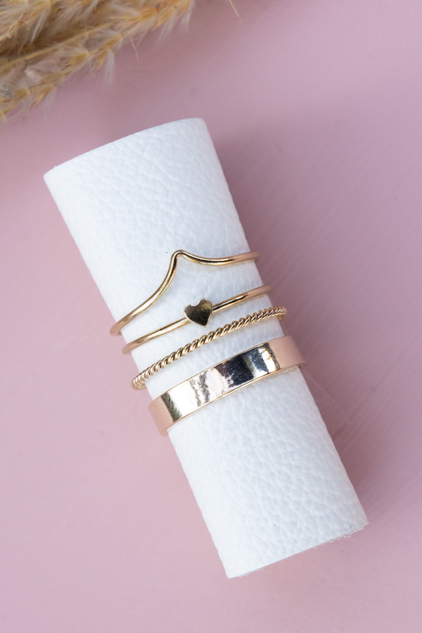 Stacking Ring Set - 14k Gold-FIll