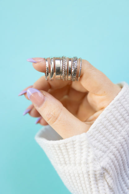 Stacking Rings - Sterling Silver