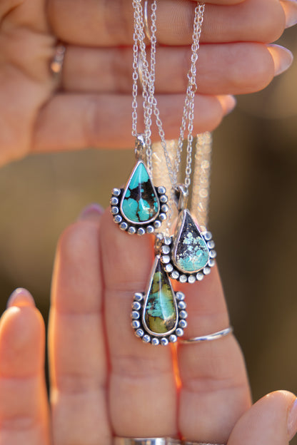 Turquoise Drop Necklace