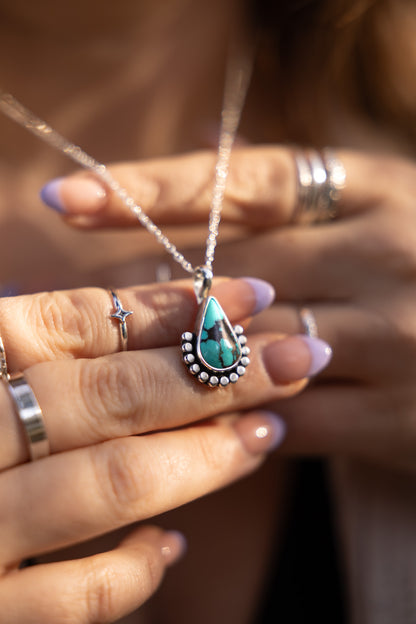 Turquoise Drop Necklace