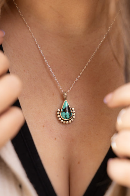 Turquoise Drop Necklace