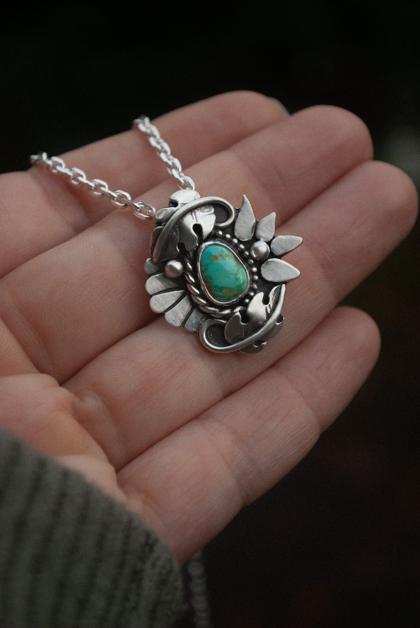 Sterling Garden Necklace