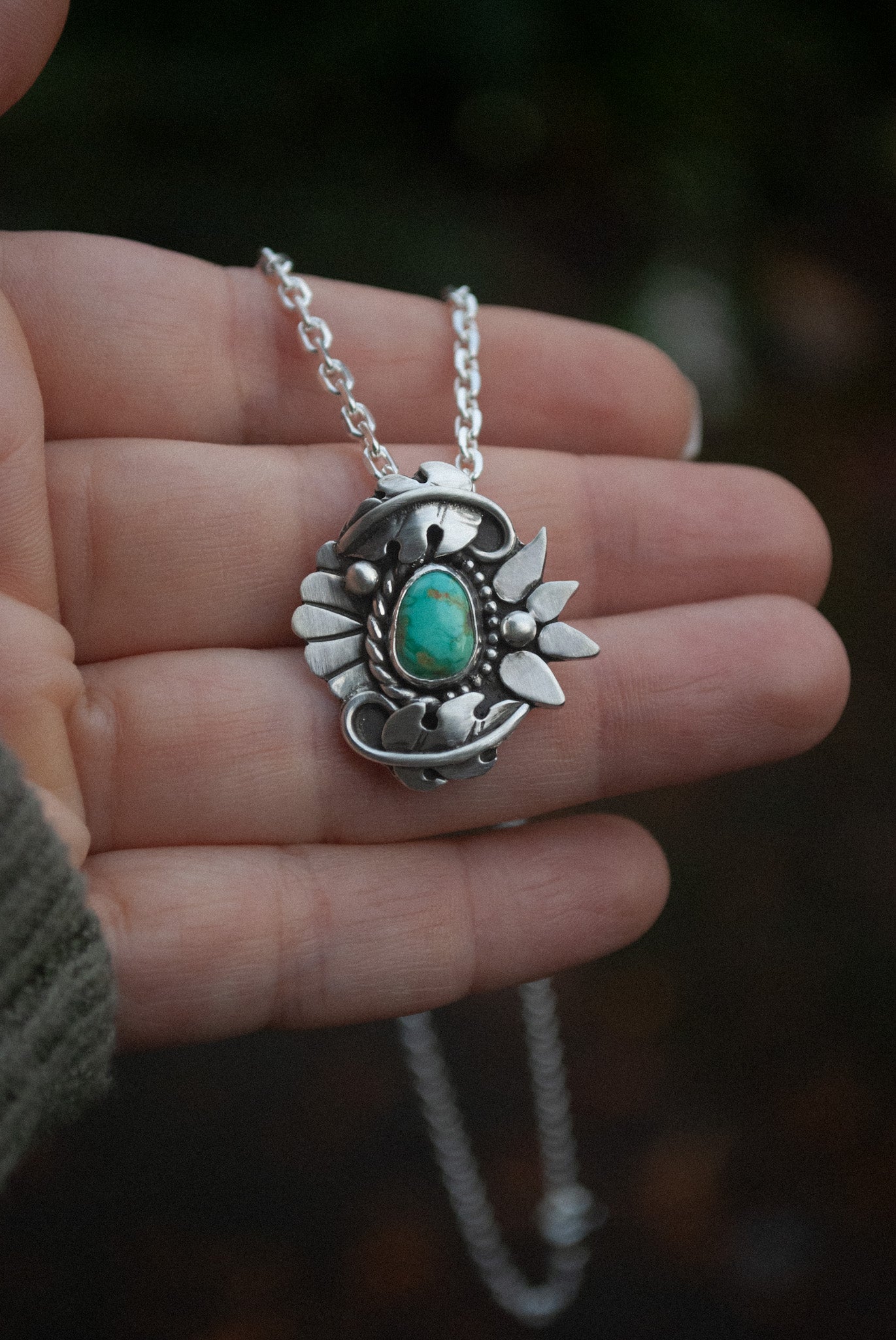 Sterling Garden Necklace