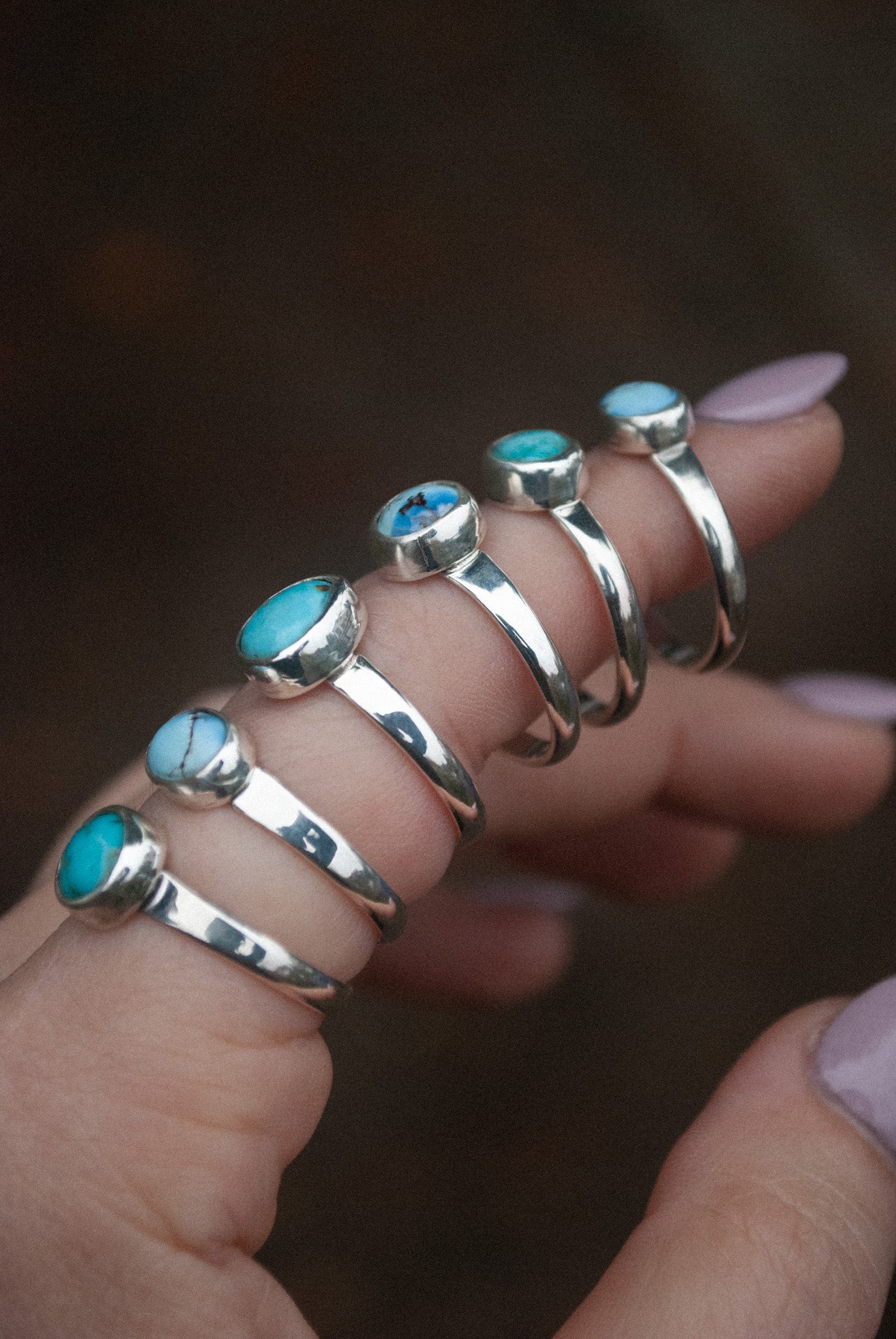 Classic Turquoise Ring - Size 7-7.5
