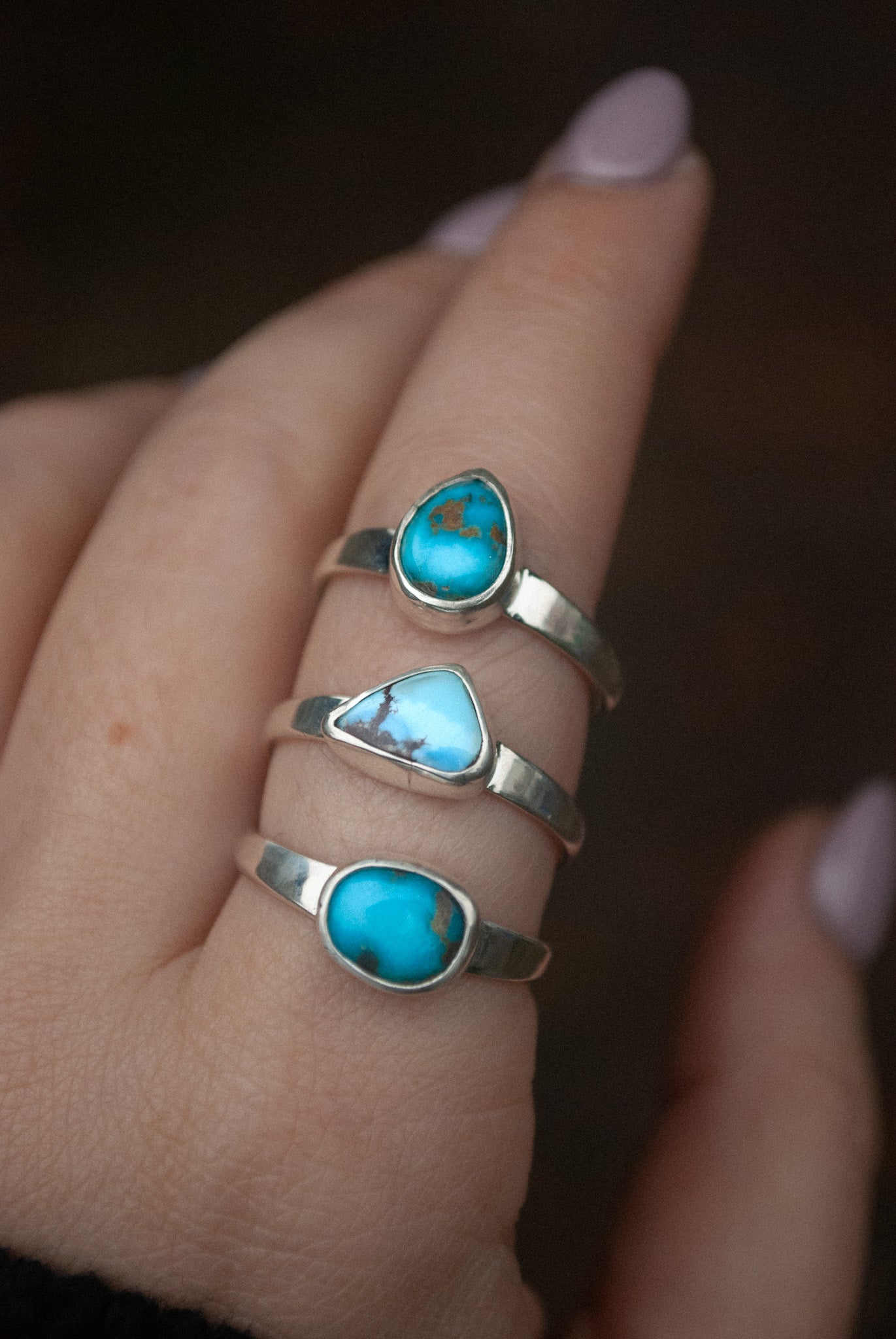 Classic Turquoise Ring - Size 9-9.75