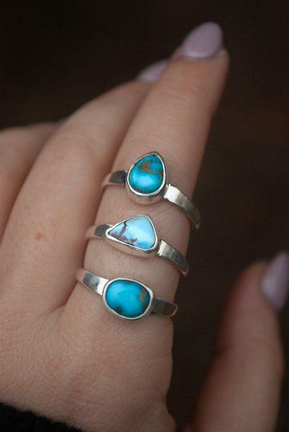 Classic Turquoise Ring - Size 9-9.75