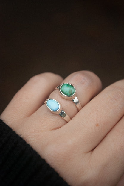 Classic Turquoise Ring - Size 6-6.5