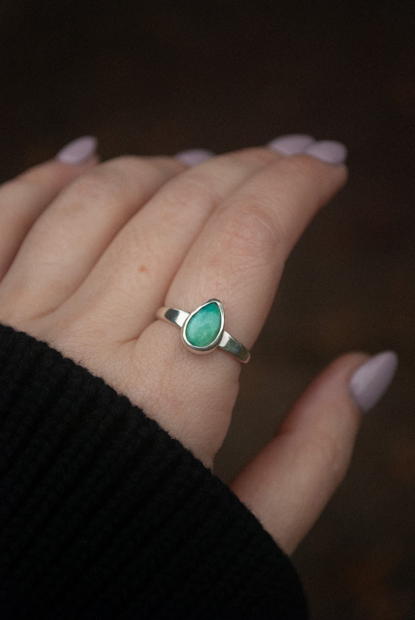 Classic Turquoise Ring - Size 8