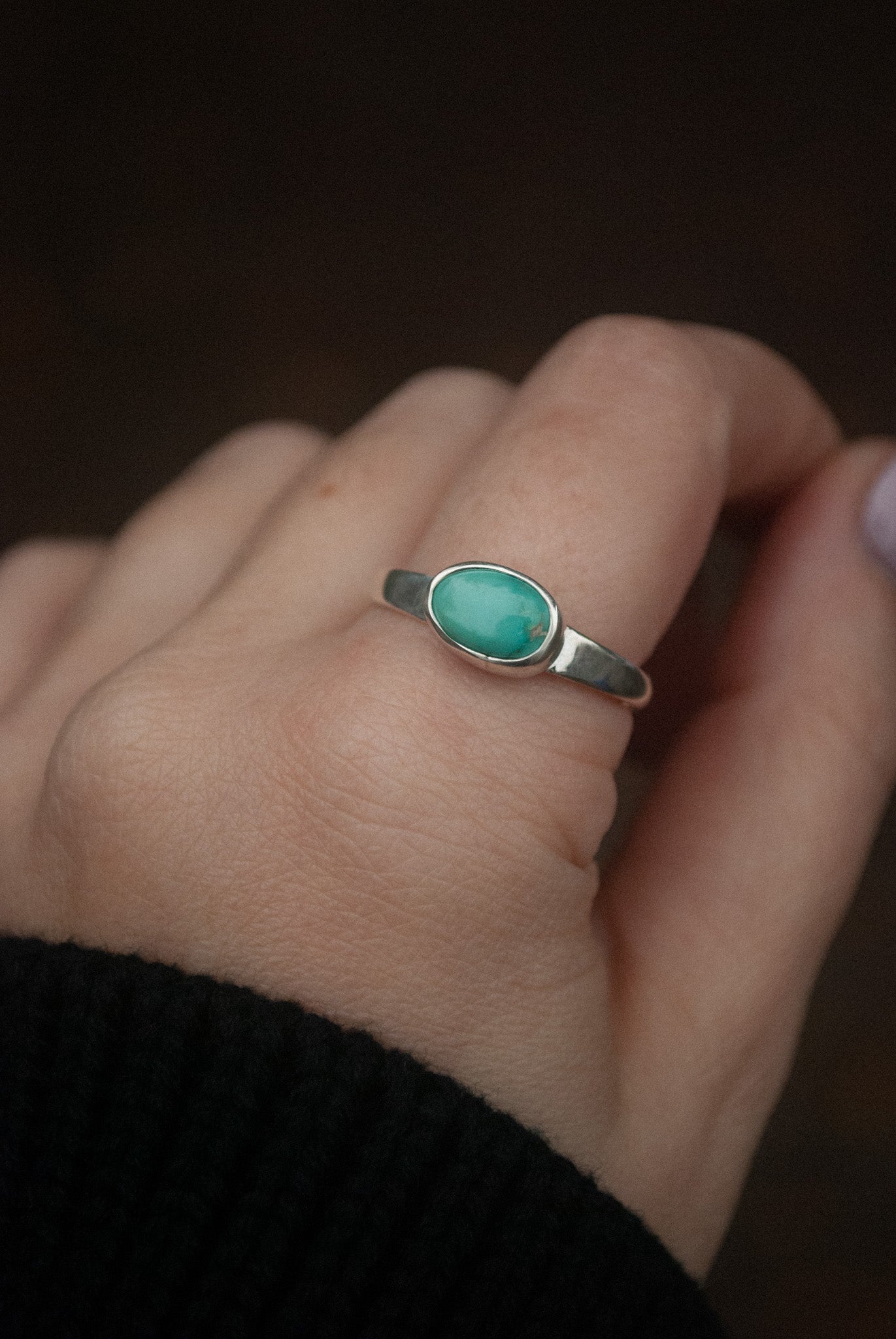 Classic Turquoise Ring - Size 11