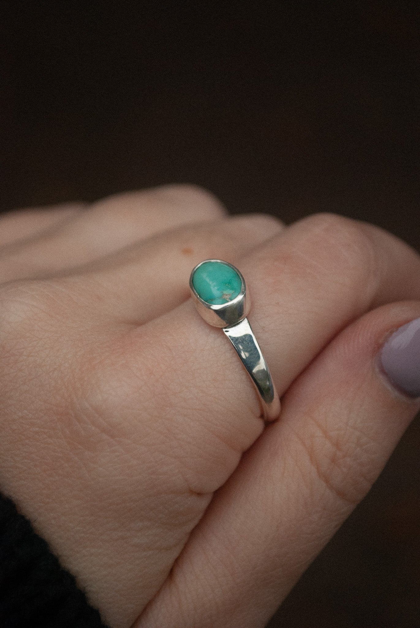 Classic Turquoise Ring - Size 11
