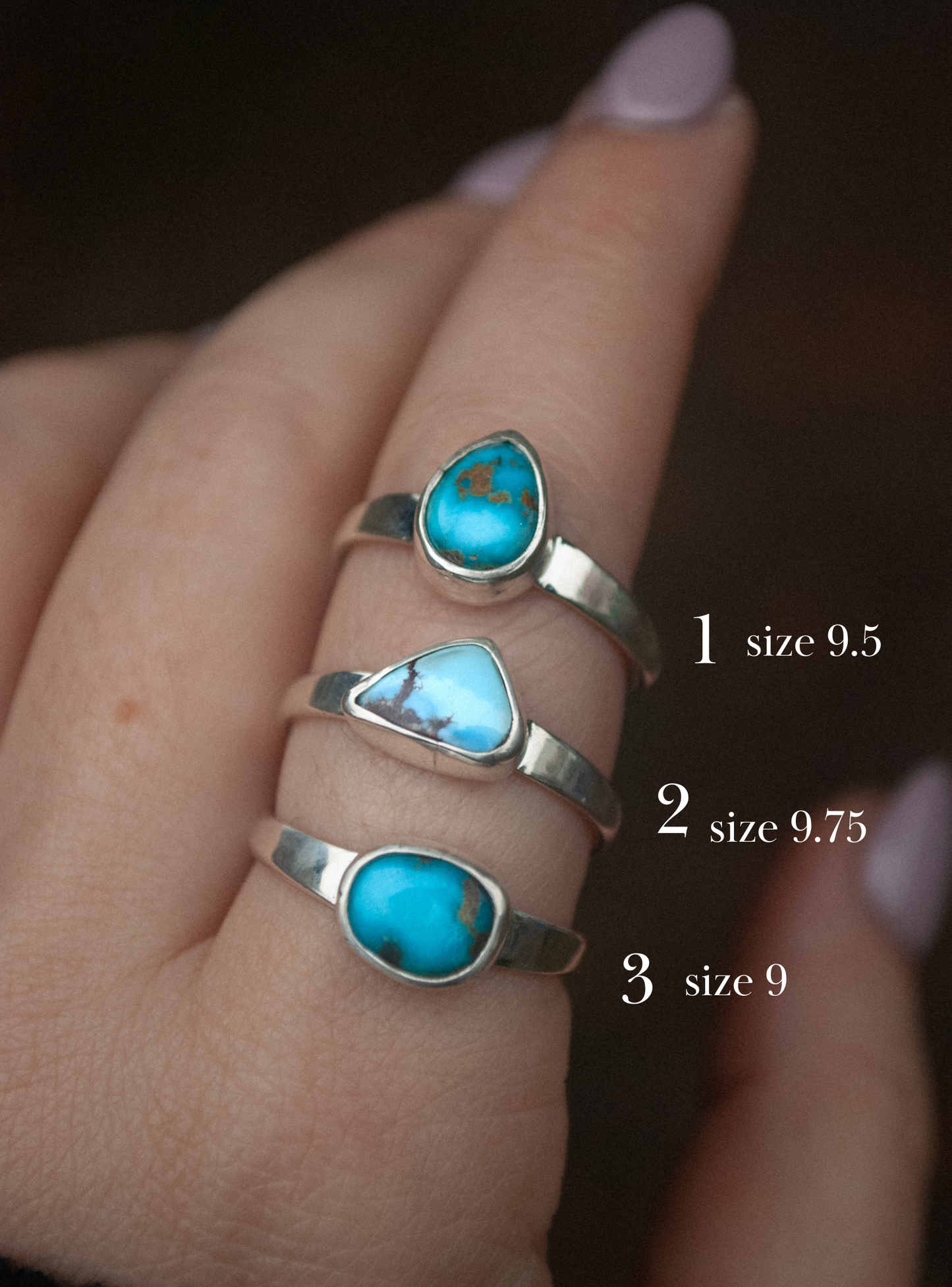 Classic Turquoise Ring - Size 9-9.75