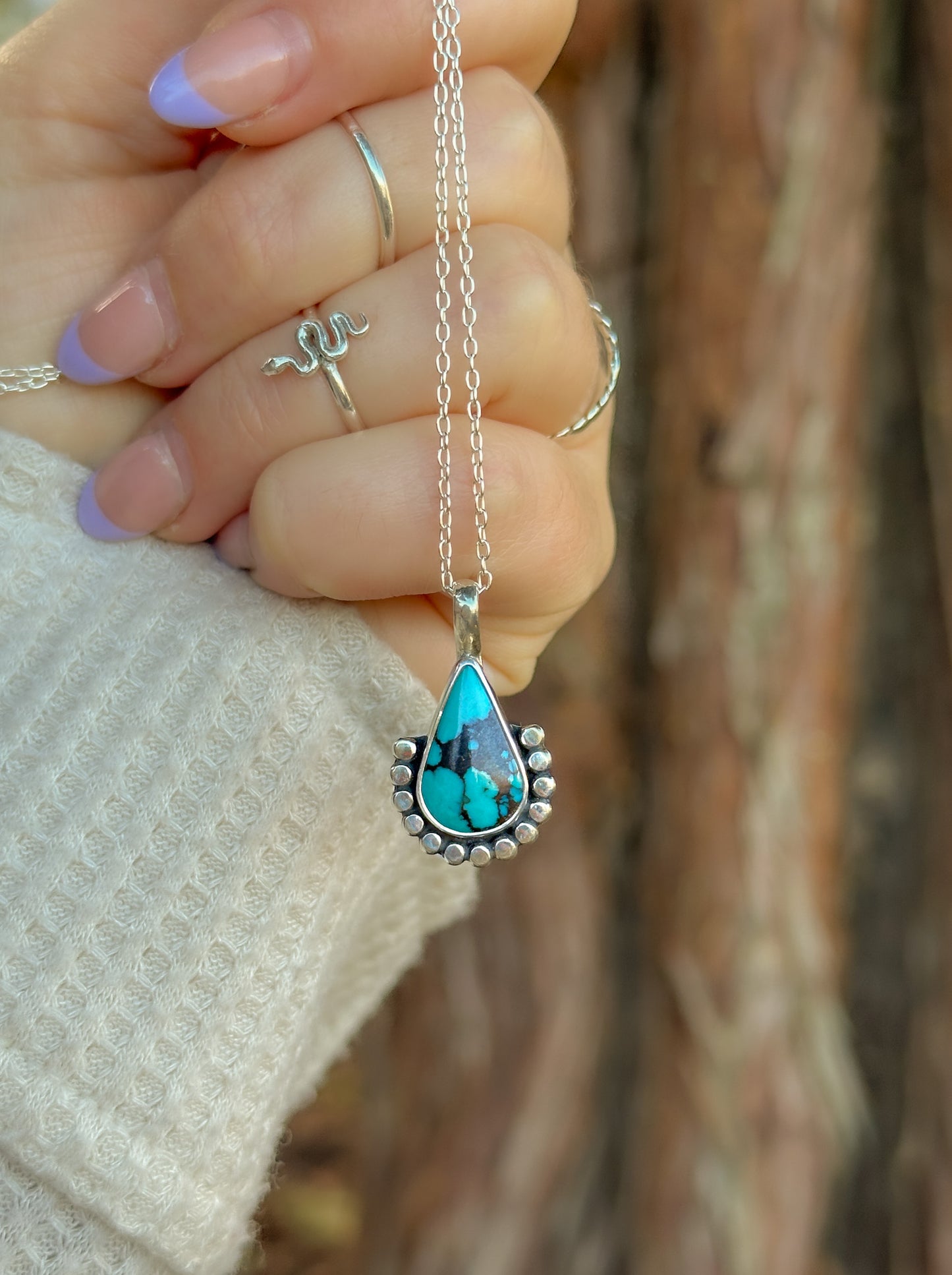 Turquoise Drop Necklace