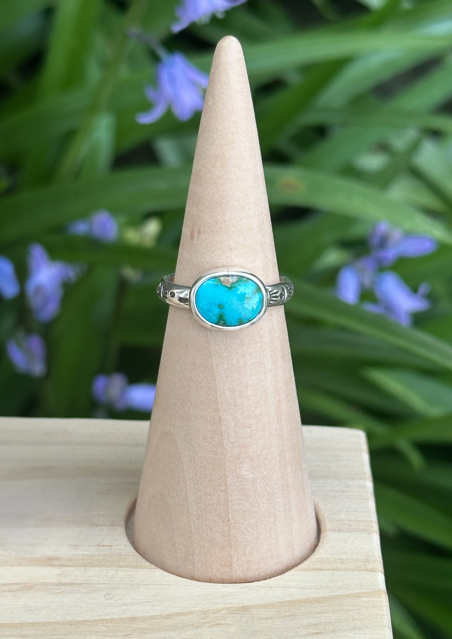 Sonoran Mountain Horizontal Ring - Size 6.5
