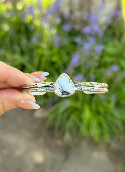 White Buffalo Turquoise Cuff