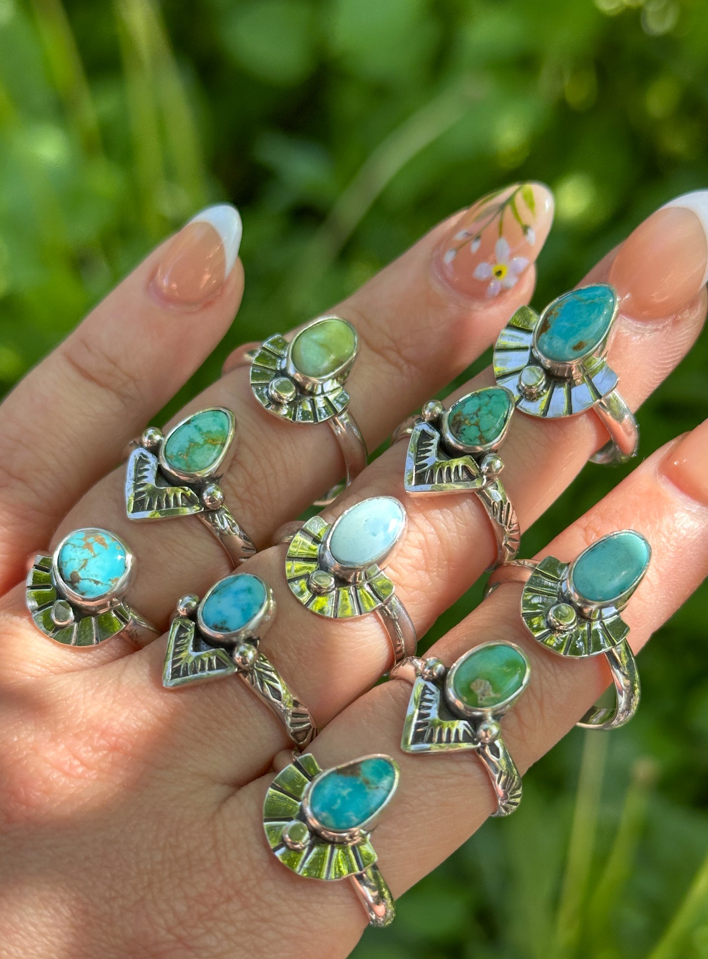 Deco Fan Ring - Size 7